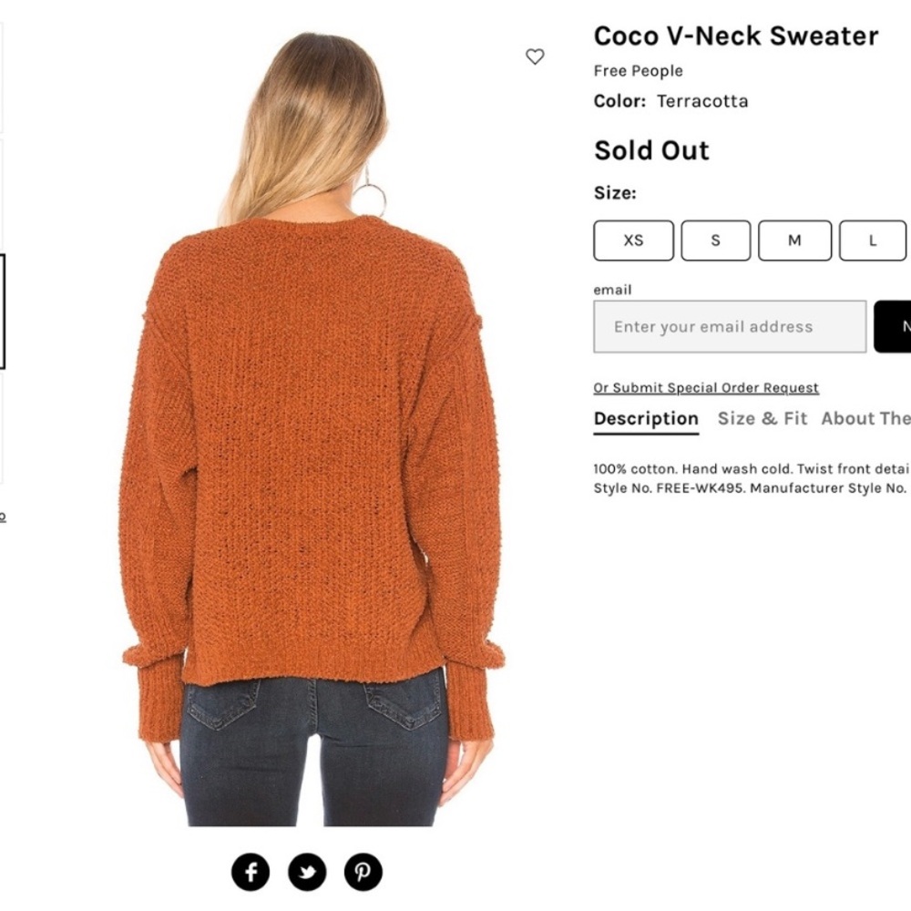 Free People Coco Sweater - Picture 2 of 3